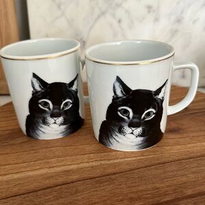 Moma Black and White Cat 2 Mugs The Perfect CAT Designer Metropolitan Museum of